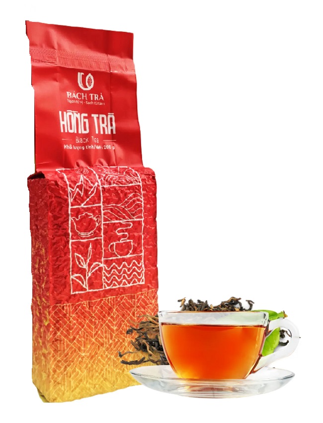Tè nero vietnamita in foglie - Bach Trà 200g.